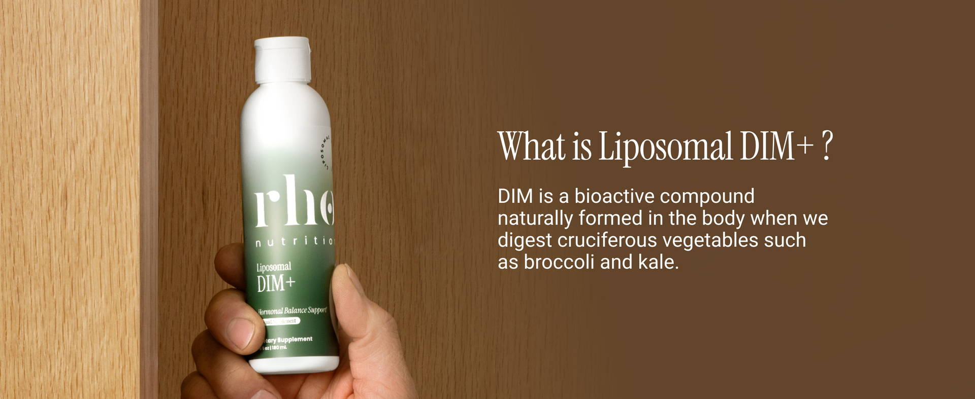 Rho Nutrition Liposomal DIM+ Liquid Supplement