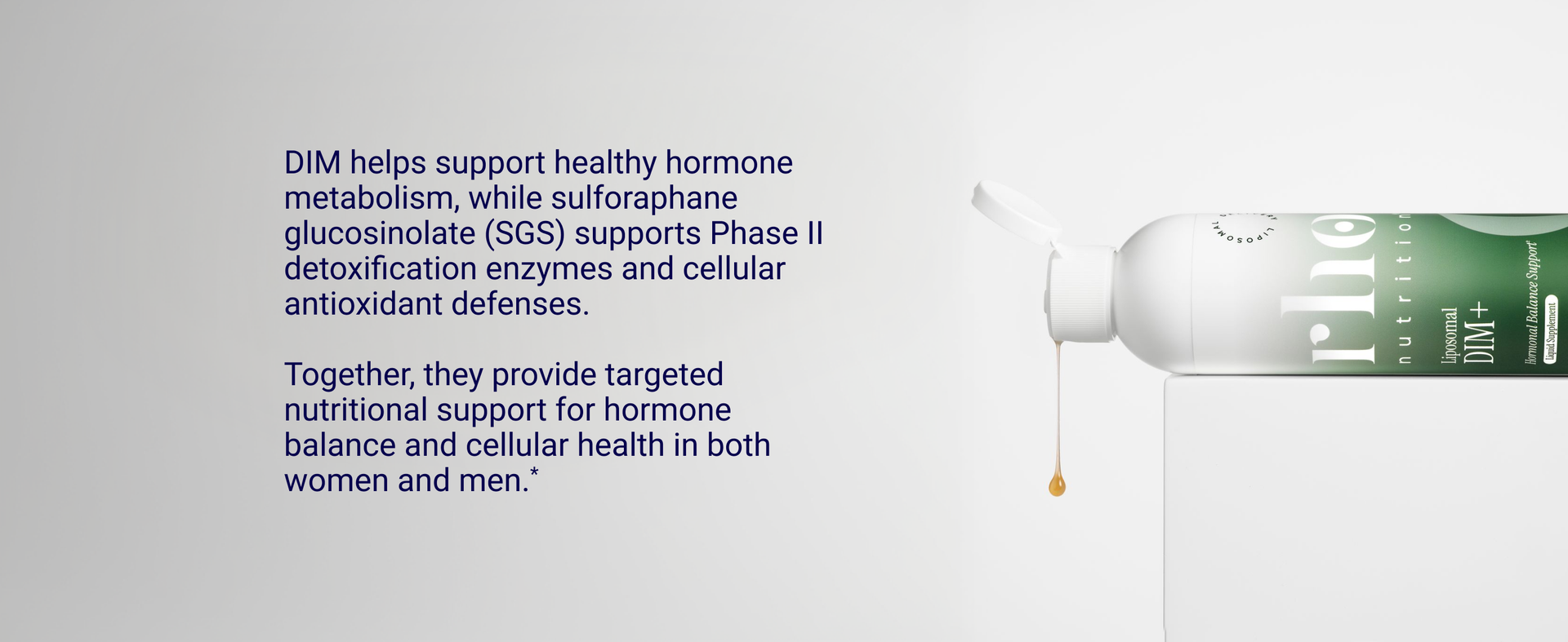 Rho Nutrition Liposomal DIM+ Liquid Supplement