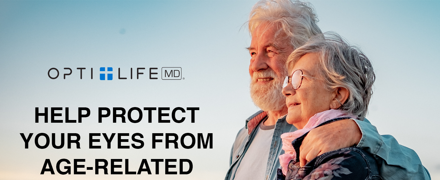 Opti + Life AREDS 2 Formula Eye Vitamins for Adults 50+, 90 Softgels