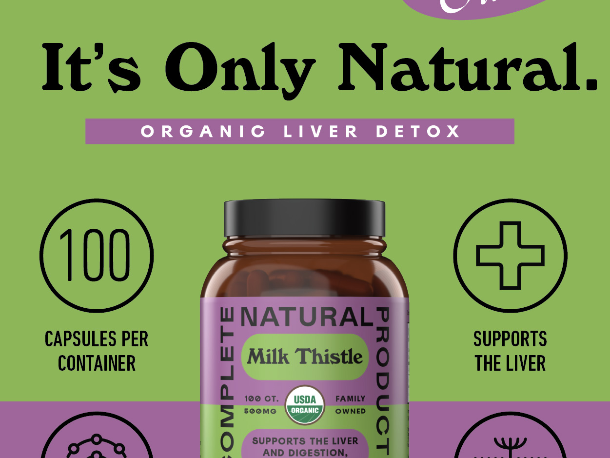 CNP | Milk Thistle Capsules 500mg - Silymarin, Liver Detox Support Aid