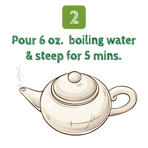 CALMING BLENDS Digestive Support Tea & Probiotic Supplement (40 Billion CFU, 60 Capsules) | Herbal Tea and Probiotic Duo for Digestive Comfort & Gut Health