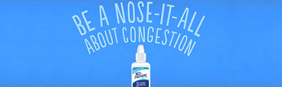 Neosynephrine Nasal Spray for Cold & Sinus Relief, Regular Strength, 0.5 Fl Oz