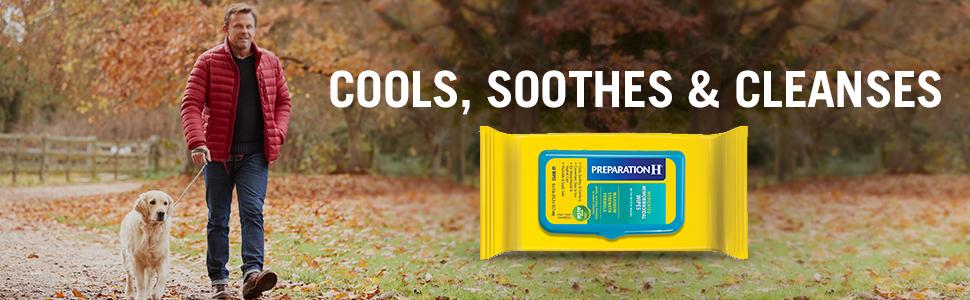 Preparation H Hemorrhoid Flushable Wipes with Witch Hazel for Skin Irritation Relief - 96 Count
