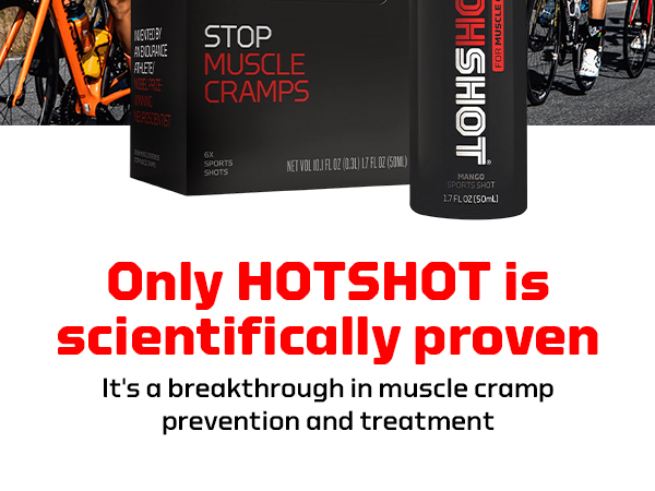 HOTSHOT 1.7 Fl Oz Pack of 6 - Spicy Mango Muscle Cramp Relief Drink