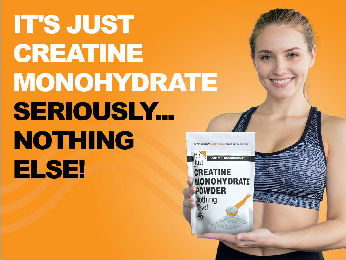 It's Just! - Creatine Monohydrate Powder, Unflavored, 500g / 100 Servings