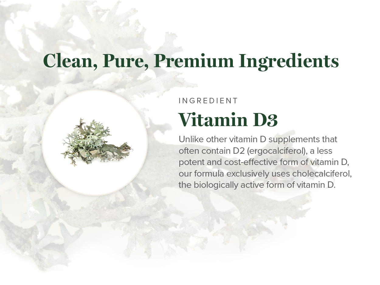Vitamin D3 5000 IU Liquid Drops, Vegan, Immune & Bone Support (2 Oz)