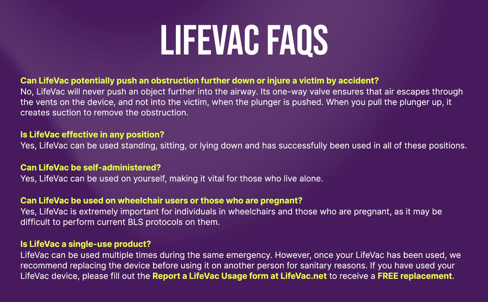 LifeVac Home Kit - Portable Suction Rescue Device, First Aid Kit for Kids and Adults, Portable Airway Suction Device for Children and Adults