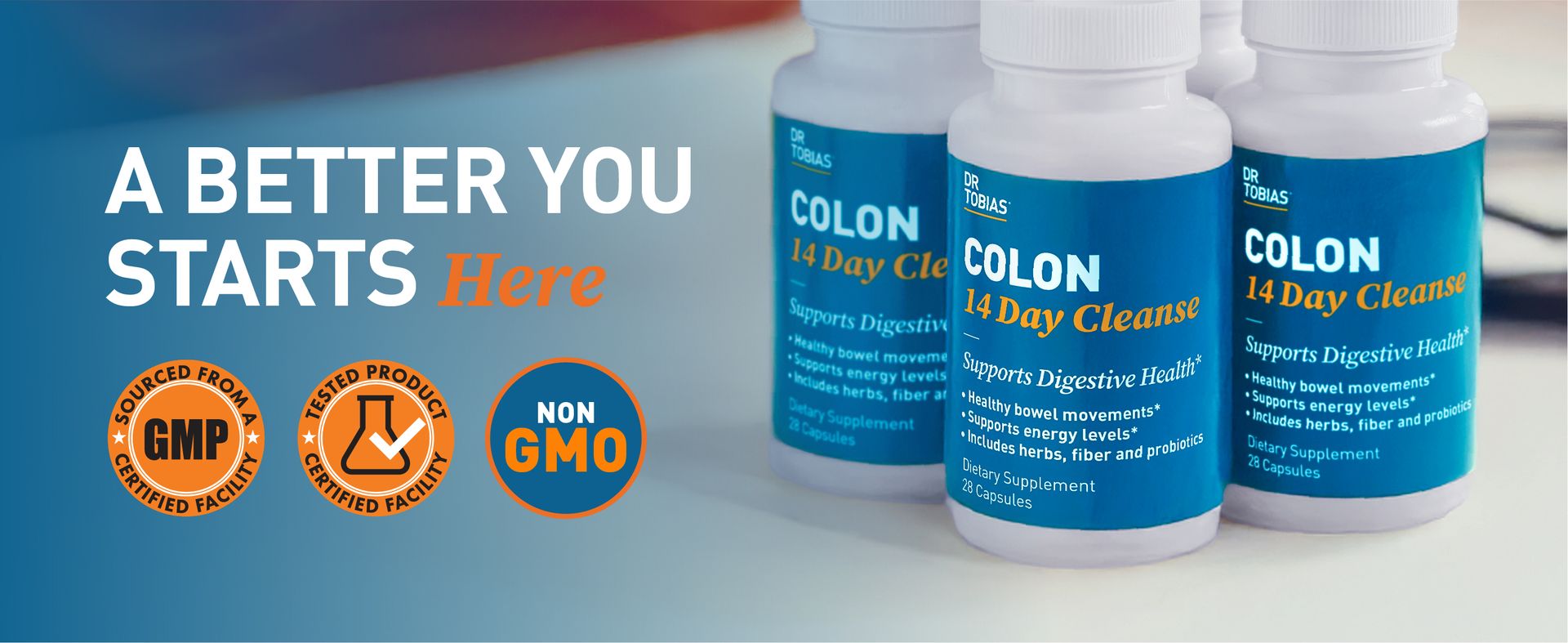 Dr. Tobias Colon 14 Day Cleanse | Supports Digestion & Gut Health