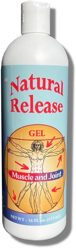 Natural Rilis Muscle & Joint Gel for Human- Relief for Sore Back, Knee, HIPS, Muscle Stress, Night Cramps, Aches, Strains, Discontent