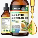 BIO KRAUTER Maca Root and Ashwagandha for Mood & Overall Support, 4 Fl.Oz