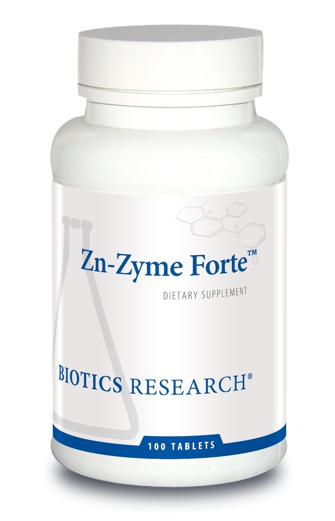 Biotics Research Zn-Zyme Forte 25 mg Zinc, Immune System Support, Optimal Cellular Fungsi, Tablet- Berdasarkan antioksidan ditambahkan. 100 tablet