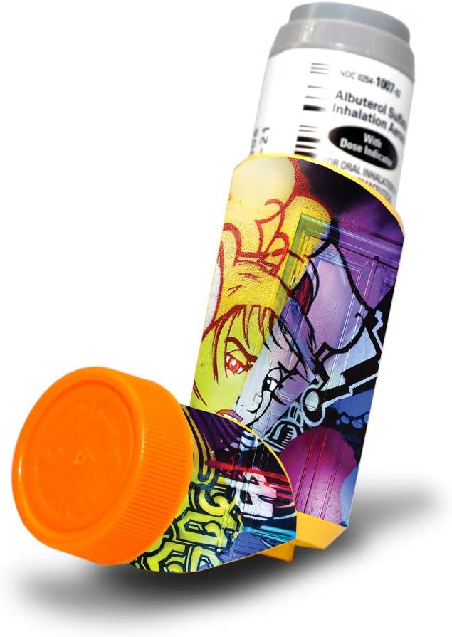 MightySkins Skin for Proventil HFA Asthma Inhaler - Mixtape 144; Protect, Durable, and Unique Vinyl Decal wrap Cover Nine 124; Easy to Terapkan, Hapus, dan Ubah Styles 124; Made in Amerika Serikat