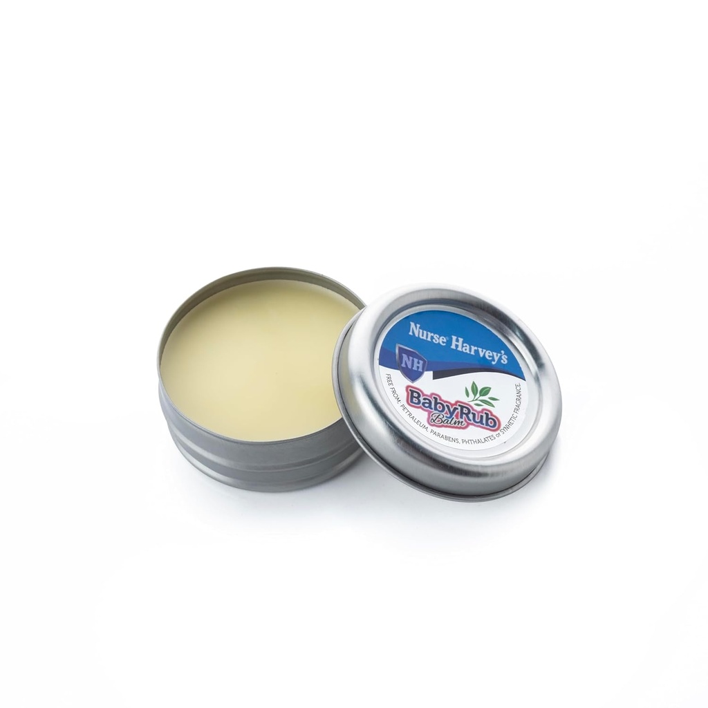 PERAWAT HARVEY 'S BABY RUB BALM (Purely Natural Baby Chest Gosok, 3 Bulan +, Soothes Batuk & Stuffy Nose) 0.7Fl Oz