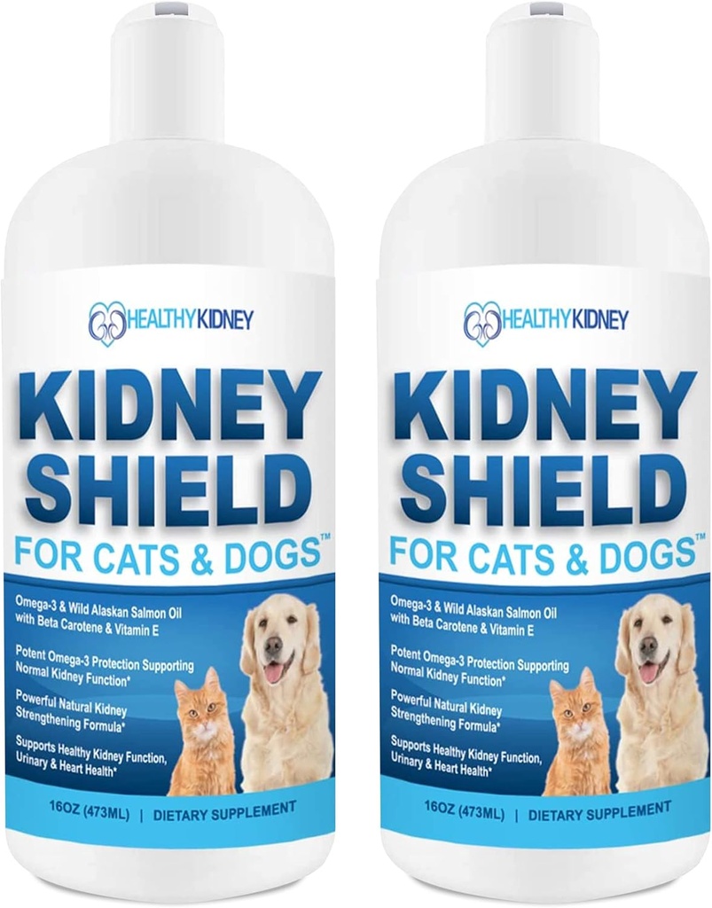 Dukungan Anjing dan Kucing Kidney, Pendukung Kesehatan Kanine Farine Renal untuk Fungsi Normal Ginjal, Creakinine, Detox, Suplemen Kucing Terbaik Ginjal, Menimbulkan Pets Alive an Ginney Health - 2 Pack