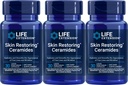 Ekstensi Hidup Skin Mengembalikan Ceramides, 30 Liquid Vegetarian Capsules (Paket 3)