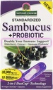 Nature 's Respon Sambucus + Probiotic Cap Probiotic 124- 1 Glute Your Ammuniune Support 14; 32.000mg Standardisasi Segar Elderberry Duo Cap dengan 10 Milyar Probiotic CFU 124; Gluten- Free, Nun-GMO 124g