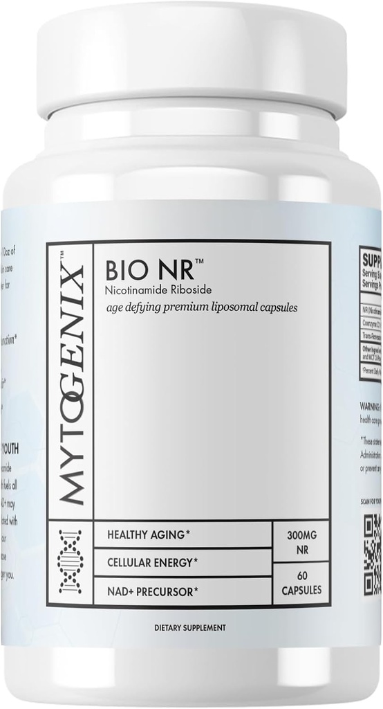 Kapsul NR murni - Nicotinamide Riboside Suplement - 300mg Per Serving - 60 Capsules per Botol - Anti- Membetulkan DNA - Meningkatkan Fungsi Kognitif - Optimisasi Aktivitas Otak