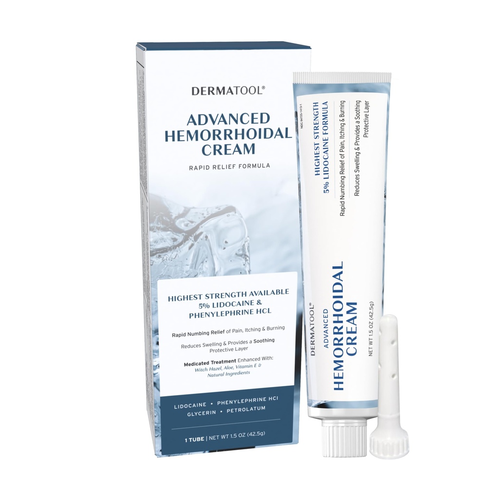 Pengobatan Pendarahan - Advanced Hemperhoid Cream 5% Lidocaine & Phenylephrine