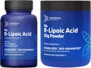 Penelitian Geronova R- Lipoic Acid 300mg 60 Caps, Bio- Enhanced Na R- Lipoic Acid 50g Powder Bundle