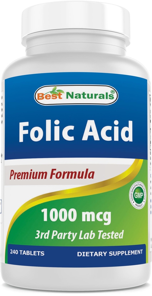 Terbaik Acid Folic 1000 mcg (Vitamin B9), 240 tablet