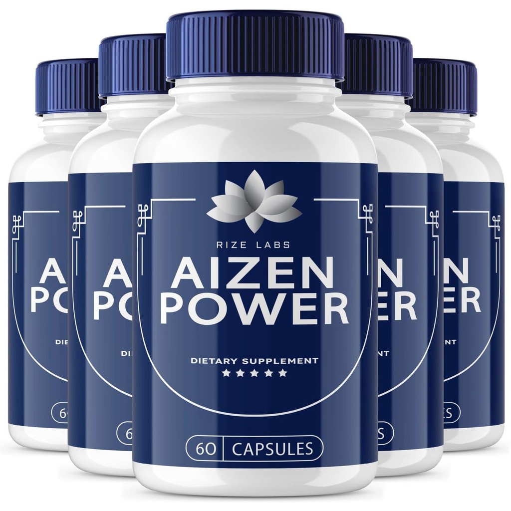 Rize lab - Aizen Power for Men, All Natural Male Supplement to Boost Energy and Performance (300 Kapsul)