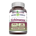 Amazing Formulas Echinacea Supplemen 124; 400 Mg per Serving 124; 240 Vevgie Capsules 12.4; Non-GMO 124; Gluten- Free Alag4; Made in USA
