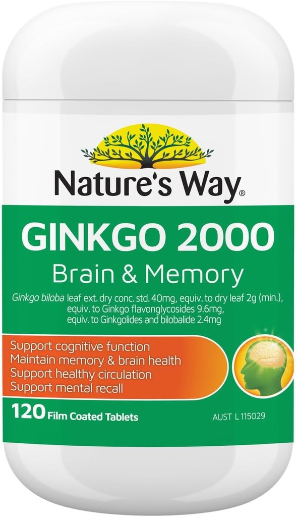 Alam Way Ginkgo Biloba 2000MG 100 + 20 tablet
