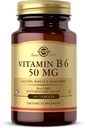 Solgar Vitamin B6 50 mg - 100 Tablet - Non- GMO, Vegan, Gluten Free, Dairy Free, Kosher - 100 pelayan