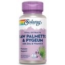 SOLARAY saw Palmetto and Pygeum - Saw Palmetto for Men w / Pygeum Bark, Zinc, Vitamin E, Pumpkin Semed Oil - Prostate Supplies for Men w / Beta Sitosterol - 60- Hari Jaminan - 30 Pelayan, 30 Softgeels