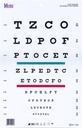 Snellen Chart dengan Red Green Lines 10 Feet 9 X 14 masuk