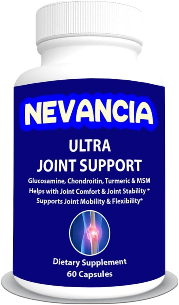 Dukungan Bersama Ultra - Glucosamin, Chondroitin, Turmeric, MSM, Boswellia, Bromelain, Methionine - Membantu Gabungan Comfort & Stability - Mendukung Fleksibilitas Gabungan & Mobility - 60 Capsules
