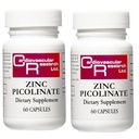 Penelitian Kardiovaskular Zinc 25 mg Zinc Picolinate 120 Capsules - untuk Dukungan Sistem Imune - Dua Botol Bundle