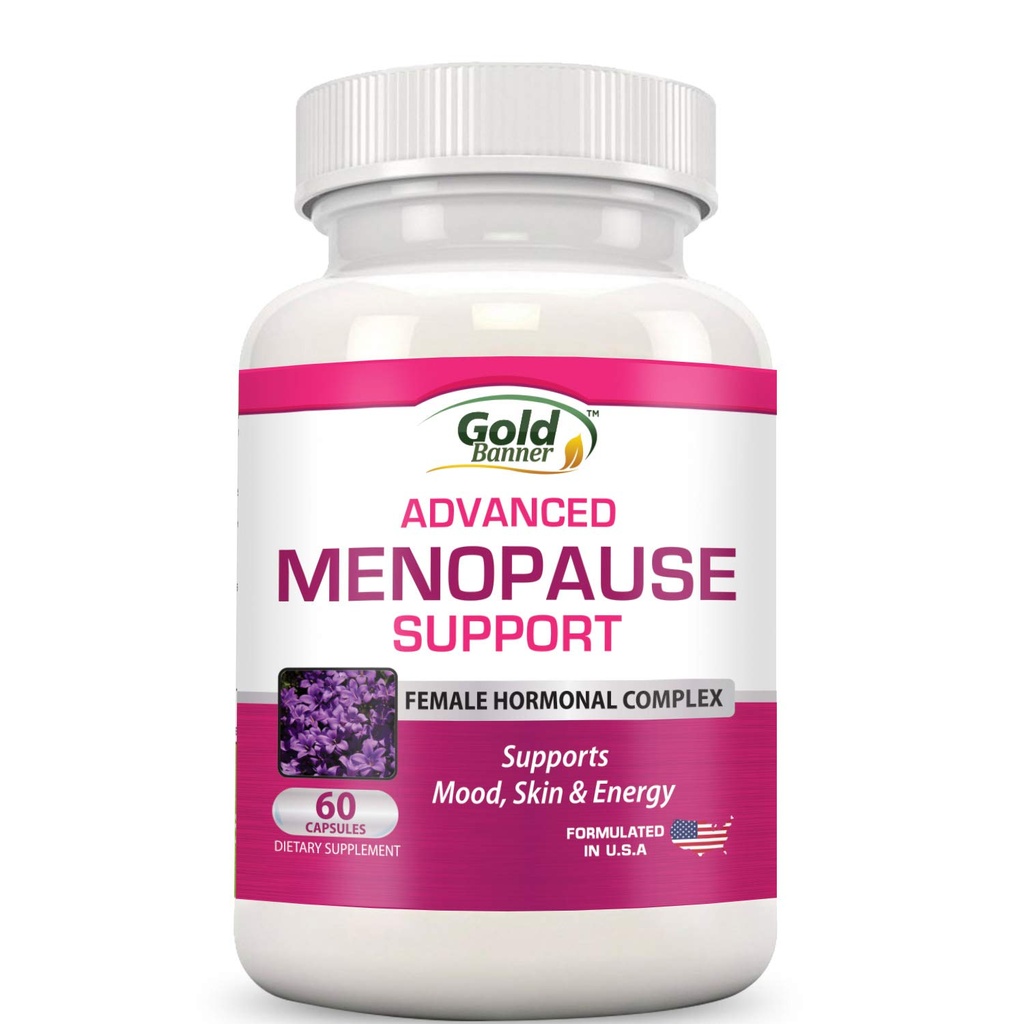 Dukungan Menopause Lanjutan - Kompleks Hormonal Wanita Alami untuk Flashes Hot, Mood Swings & Vaginal Dryness - Black Cohosh, Soy Isoflavones & Herbal Ekstrak Formula - Apakah Tidak Termasuk Hormones