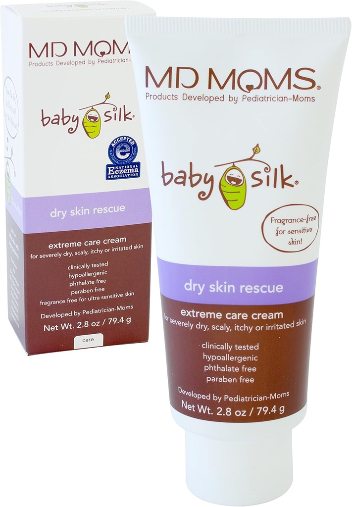 Eczema Relief Moisturizing Cream for Extreme Dry Sensitive Skin - Hypoallergenic, Dry, Scaly, Itchy, Irristed Skin Healing Ointment- Phtalate Paraben Free - Safe For Baby, Infants Kid & Dewasa