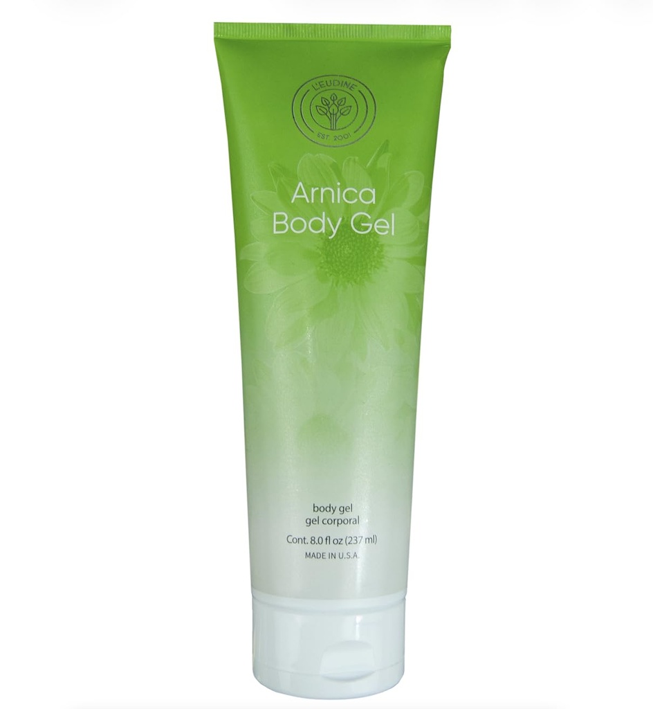 L 'EUDINE Arnica Bruise Gel - Arnica Gel Maximum Kekuatan untuk Bruising dan Swelling - Cepat Menyerap Krim Bruise untuk Memperlakukan Soreness Otot - Formula Alam, 8 Fl Oz