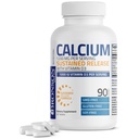 Bronson Calcium 1200 MG Per Serving Dihentikan dengan Vitamin D3 1000 IU Vitamin D3 Per Serving Non-GMO, 90 Tablet