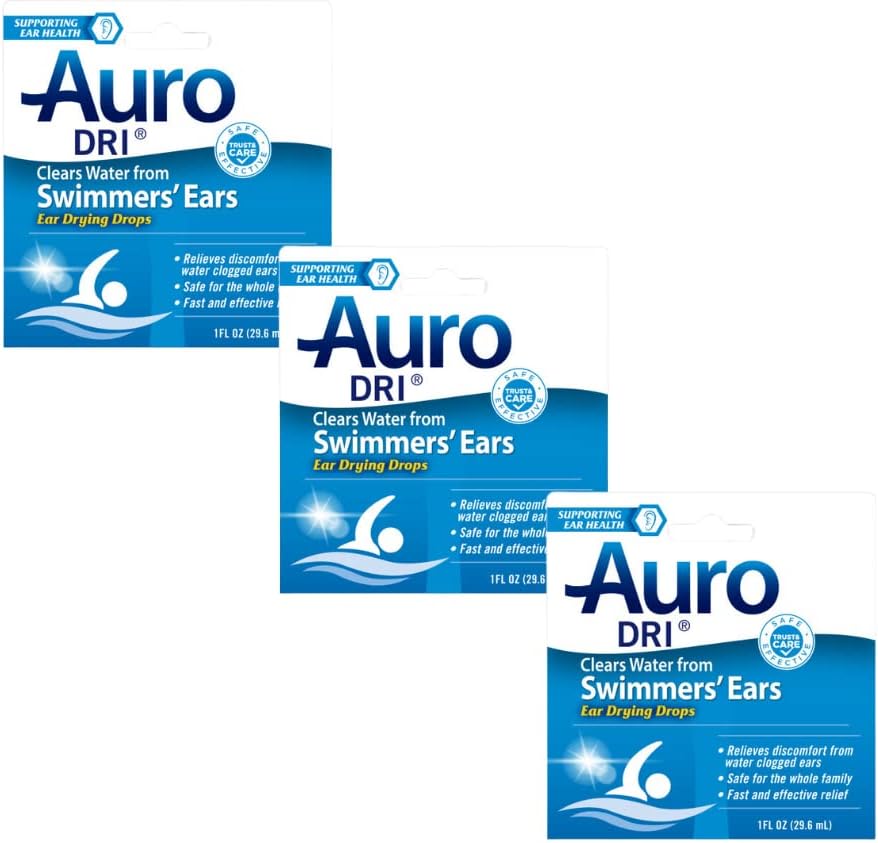 Auro- Dri Ear Water- Drying Aid 1 oz (Paket 3)