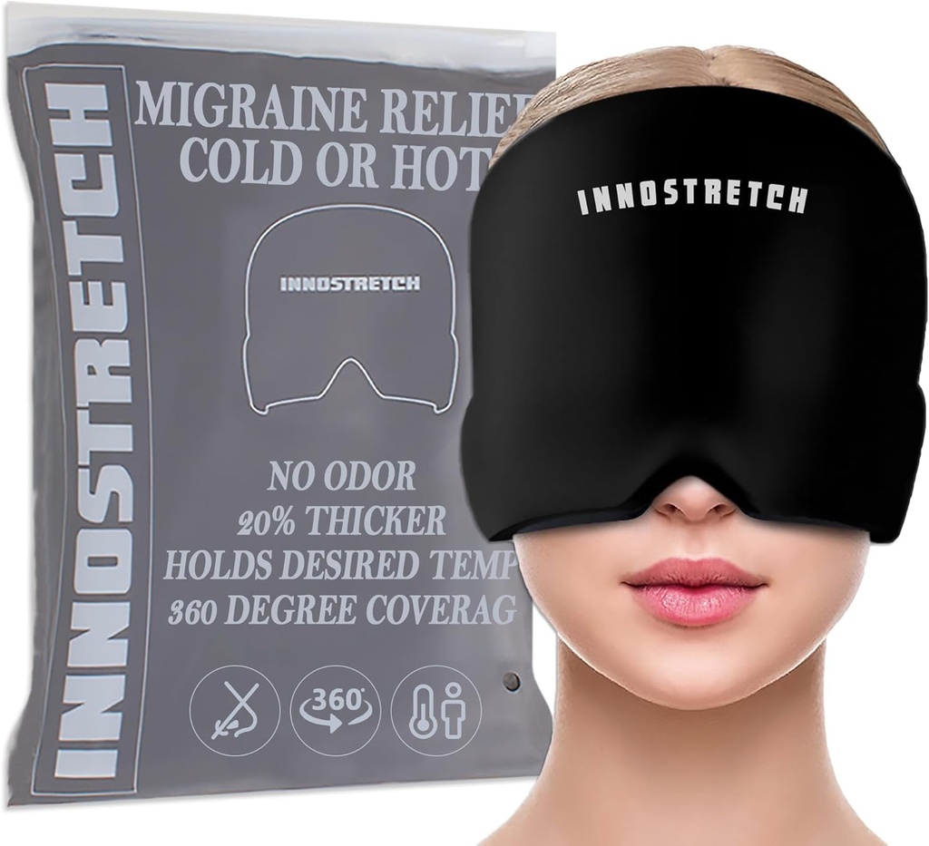 Headache and Migraine Relief Cap Ice Hats for Migraines to Reduce Intensity of Migraines Head Wrap and Migraine Relich Mask Headache Digunakan untuk Kepala Cooling Crap Migraine Mask