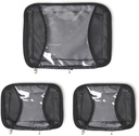 Bagallini Compression Cube 3-piece set - Penampakan Kompresi Berat untuk Perjalanan