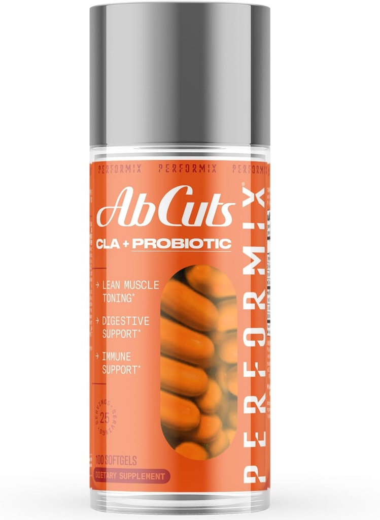PERFORMIX - AbCuts CLA + Prooly- Fitness Goals - Support Lean Muscle Growth Health - Energy & Endurance - Digetical Health - Women & Men