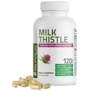 Bronson Milk Thistle Silymarin Marianum & Dandelion Extract Liver Health Support, Antioksidant, Detox, 120 Capsules