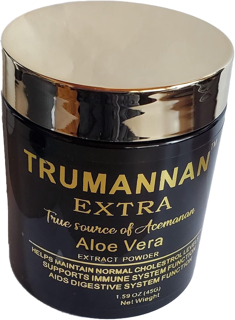 Aloe Vera Extract powder 40 Percent Acemannan sama dengan 250 Capsules yang dikonsentrasi bukan GMO 100 Percent Natural Kosher Vegan