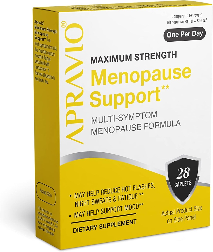 Dukungan Menopause, Bantuan Menopause bagi Perempuan, Mengurangi Panas Flashes, Sweats Malam & Mood Swings, Maksimum Kekuatan Hormone keseimbangan, 28ct