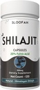 Shilajit Capsules 500mg 124; 20% Extract Purified Asphatum 124; Natural Herbal Suplement 12.4; Non-GMO, GMP-Free, GMP-Ceracted 124; Mudah untuk Swallow (120 Cacah 1)