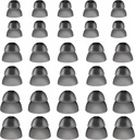 30 Pcs Silicone Hearing Aid Domes Hearing Aid Ave Domes Hearing Aid Power Domes Eps for Resund Sure Fit Style RIC RITE and Open FIT BTE Hearing Amplifier (Large, Medium, Small)