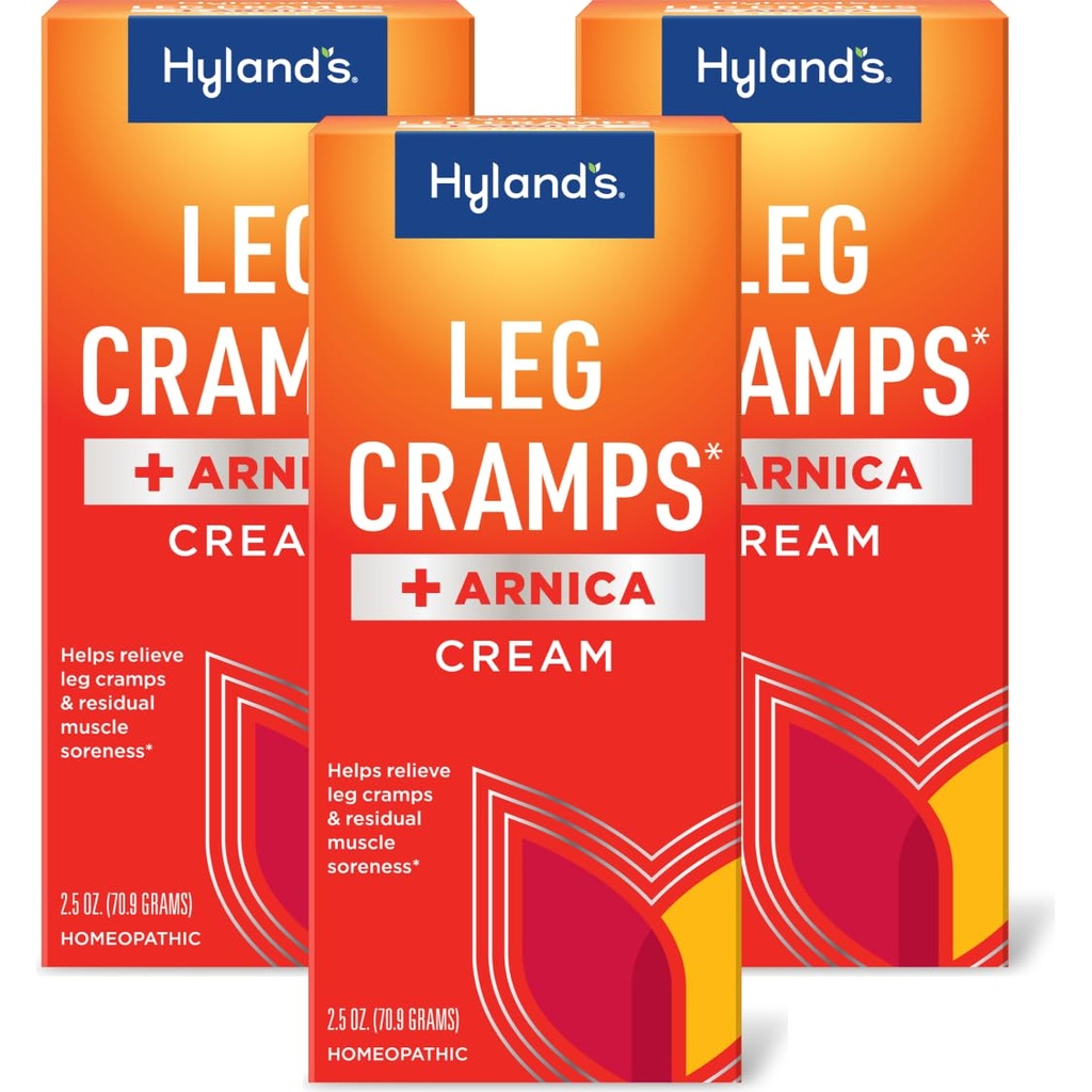 Hyland's Leg Cramps Ointment, Arnica Gel Leg Cramp Relief, 2.5 oz (Pack of 3)