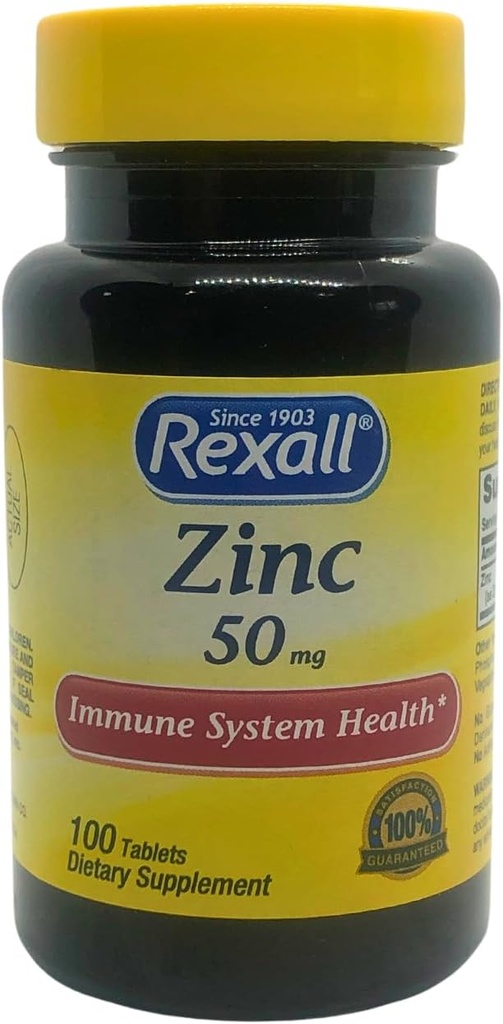 Rexall Zinc 50mg - 100 tablet