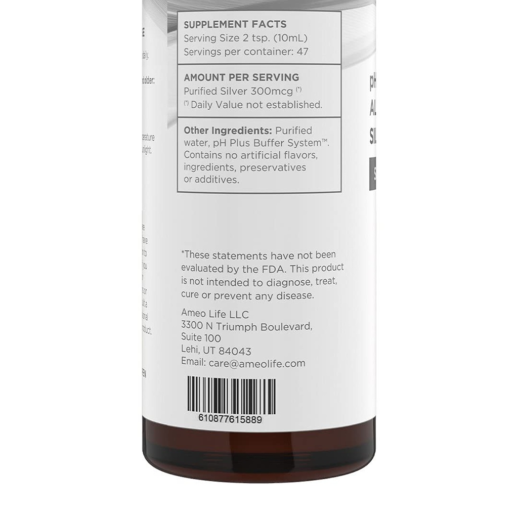pH Balanced Alkali Silver Solution