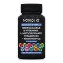 11 -in- 1 Methylated B-Complex Suplement: 680mcg L- Methyfolat (5-MTHF) Thiamine (B1) Riboflavin (B2) Pyridoxal (B6) Methylcobalamin (B12) - VedD3 + Nootropics - 1.100mg + Melayani - Cacah 60