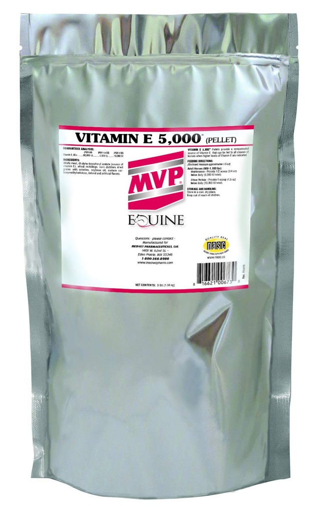 Vitamin E 5.000 (3lb) Pelleted Vitamin E untuk Kuda...